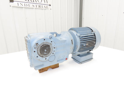Sew Eurodrive KA47DT90L4 Gearmotor 2Hp 163rpm 230/460V 3PH Hollow Shaft