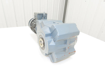 Bauer BK30-64U/D08LA82-TF-D/C3 Gear Motor 0.5kw 12/47 RPM 600V 3PH Hollow Shaft