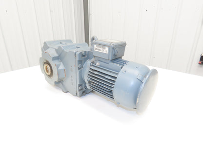 Bauer BK30-64U/D08LA82-TF-D/C3 Gear Motor 0.5kw 12/47 RPM 600V 3PH Hollow Shaft