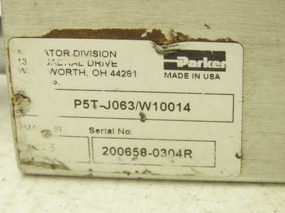 Parker P5T-J063/W10014 Pneumatic Guided Cylinder 63mm Bore x 100mm Stroke