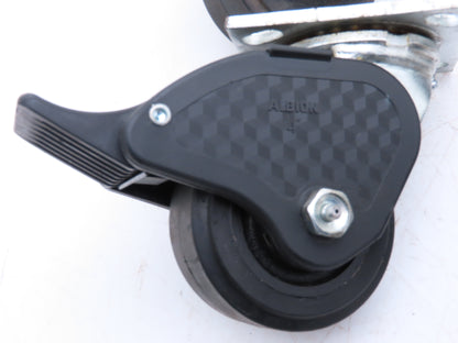 Albion N/A Locking Swivel Caster 4" Wheel 2"Wide Polyurethane Set of 4