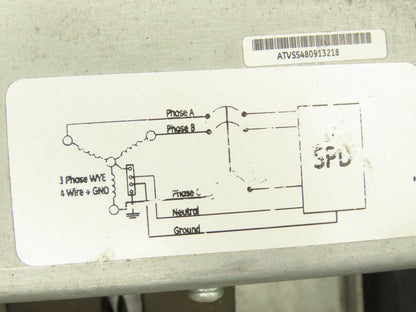General Electric TPME277Y10PPT1 Surge Protective Device 277/480VAC 200,000kA rms