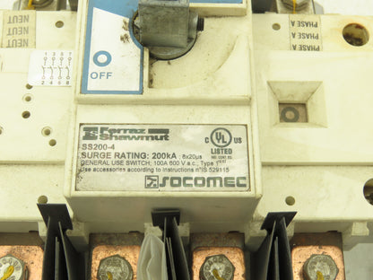 General Electric TPME277Y10PPT1 Surge Protective Device 277/480VAC 200,000kA rms