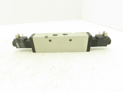 Parker P2LCZ693EENDBB53 Pneumatic Double Solenoid Valve 4 Way 3 Position 3/8"NPT