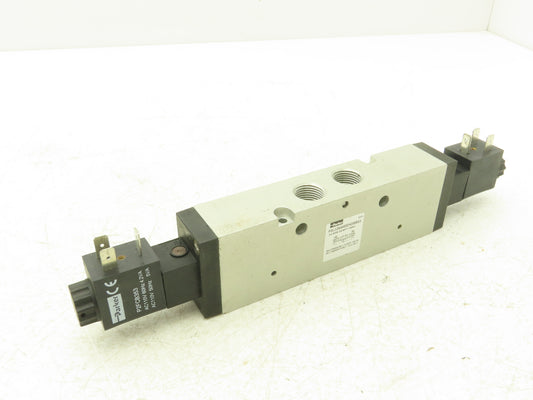 Parker P2LCZ693EENDBB53 Pneumatic Double Solenoid Valve 4 Way 3 Position 3/8"NPT