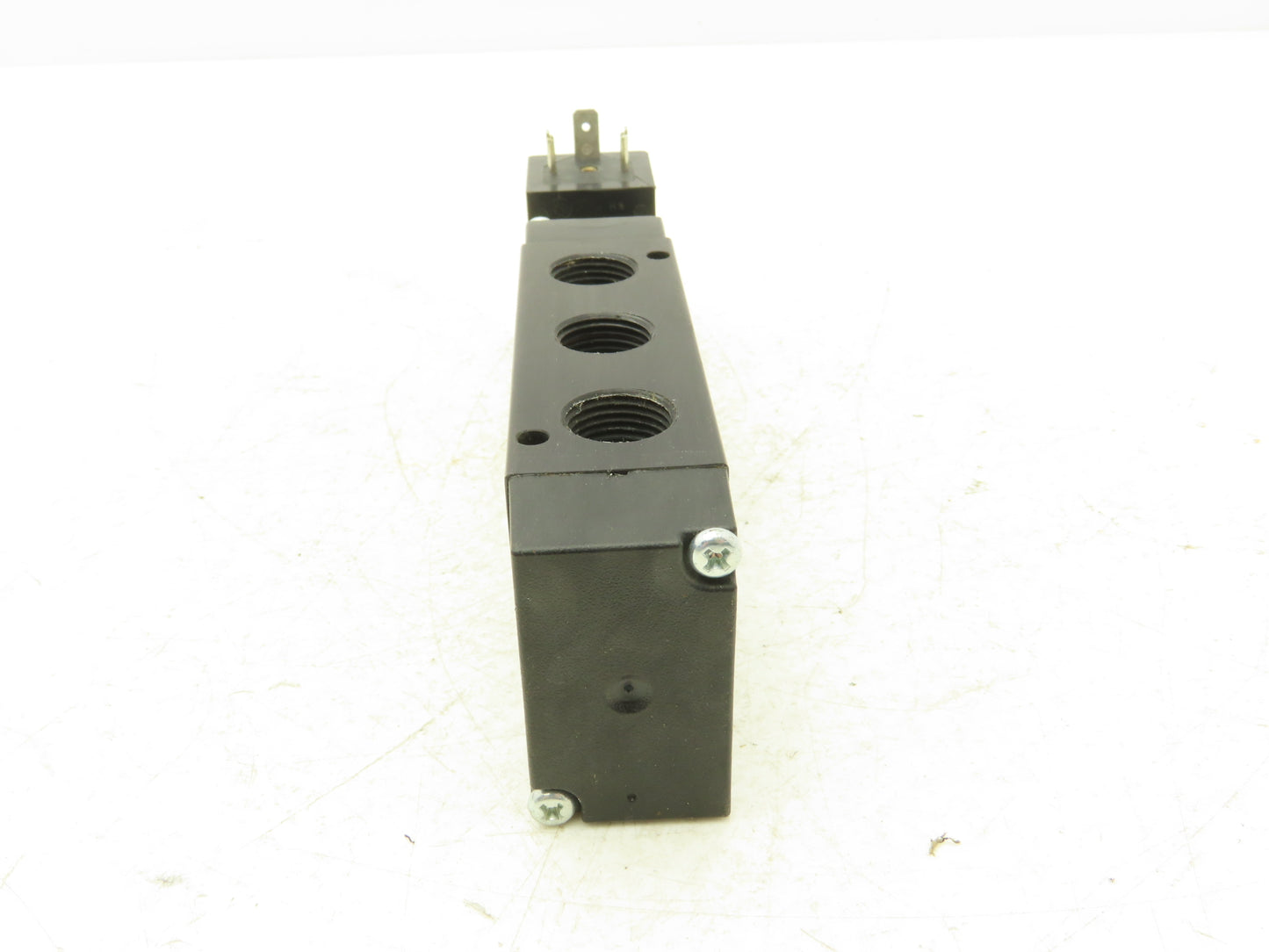 Parker B612ADA53A Pneumatic Solenoid Inline Valve 4 Way 2 Position 3/8" NPT