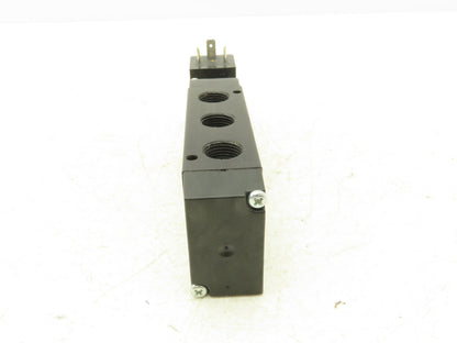Parker B612ADA53A Pneumatic Solenoid Inline Valve 4 Way 2 Position 3/8" NPT