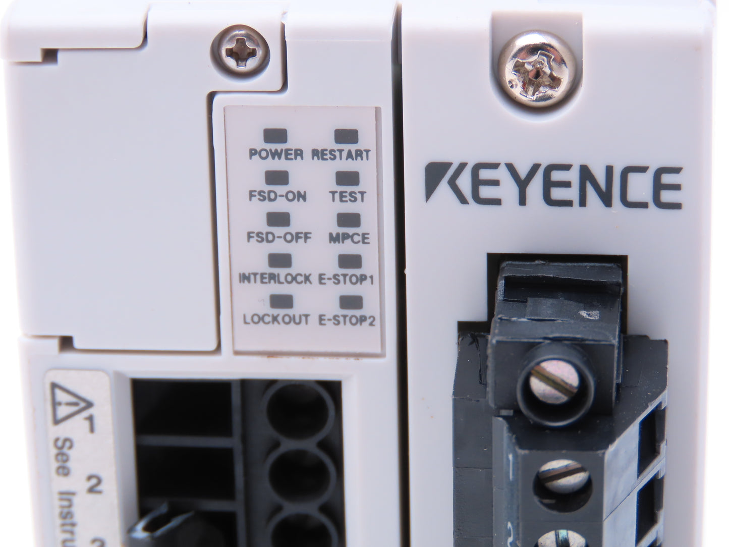 Keyence SL-R11 Safety Relay Control Unit 24VDC Din Rail Mount