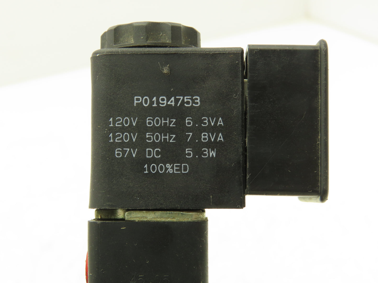 Parker B612ACB53A Pneumatic Solenoid Inline Valve 4 Way 2 Position 3/8" NPT