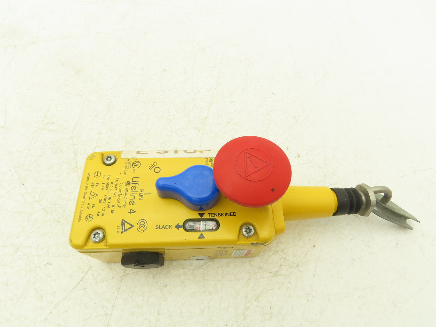 Allen Bradley 440E-L13042E Guardmaster Lifeline 4 Cable Pull Safety Stop Switch