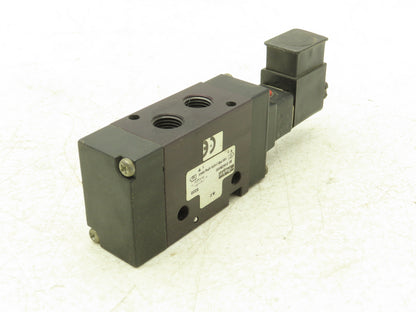 Parker B5G1ACB53C Pneumatic Solenoid Valve 2 Position NC 120 VAC 1/4" NPT