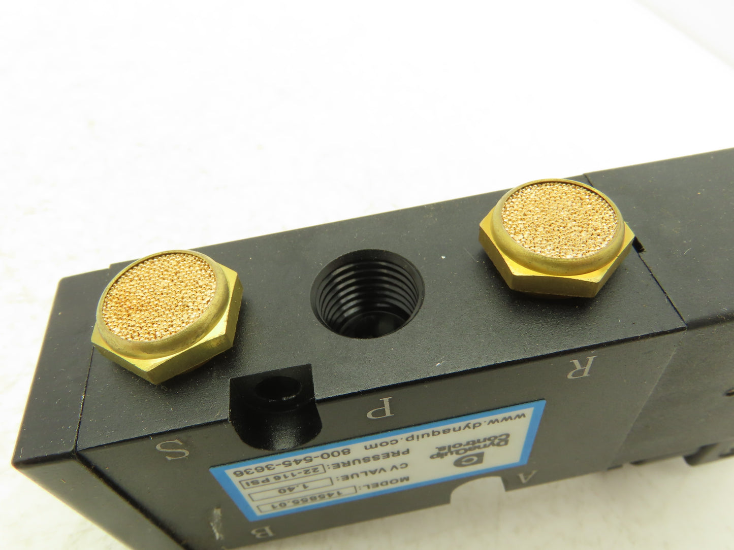 DynaQuip 145855.01 Pneumatic Solenoid Valve 110 VAC 116 PSI 1/4" NPT