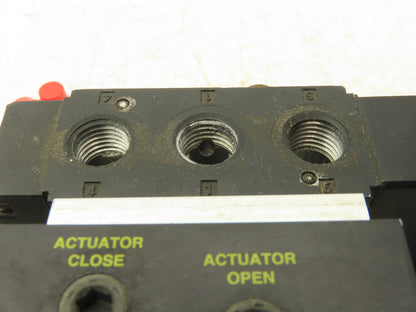 Posi-Flate 660-U Valve Actuator Control Manifold Block 4/2 MAC Solenoid 120V