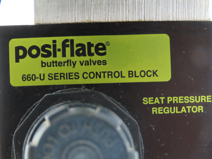 Posi-Flate 660-U Valve Actuator Control Manifold Block 4/2 MAC Solenoid 120V