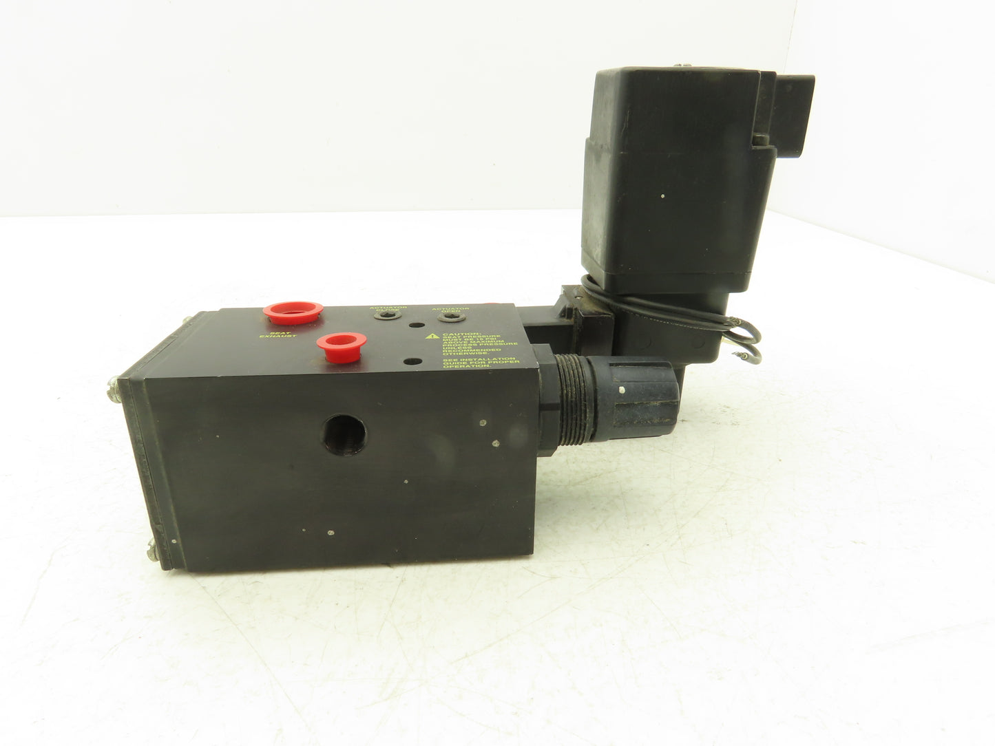 Posi-Flate 660-U Valve Actuator Control Manifold Block 4/2 MAC Solenoid 120V
