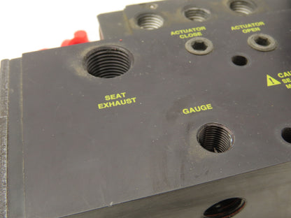 Posi-Flate 660-U Valve Actuator Control Manifold Block 4/2 MAC Solenoid 120V