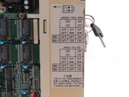 Sharp JW-70CUH PLC Anolog I/O Input Output Control Module