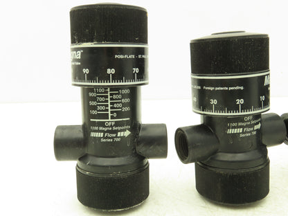 Magna 1100 Flow Control Valve 700 Series Nylon 200PSIG Max Gas/Liquids Lot of 7