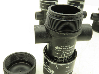 Magna 1100 Flow Control Valve 700 Series Nylon 200PSIG Max Gas/Liquids Lot of 7