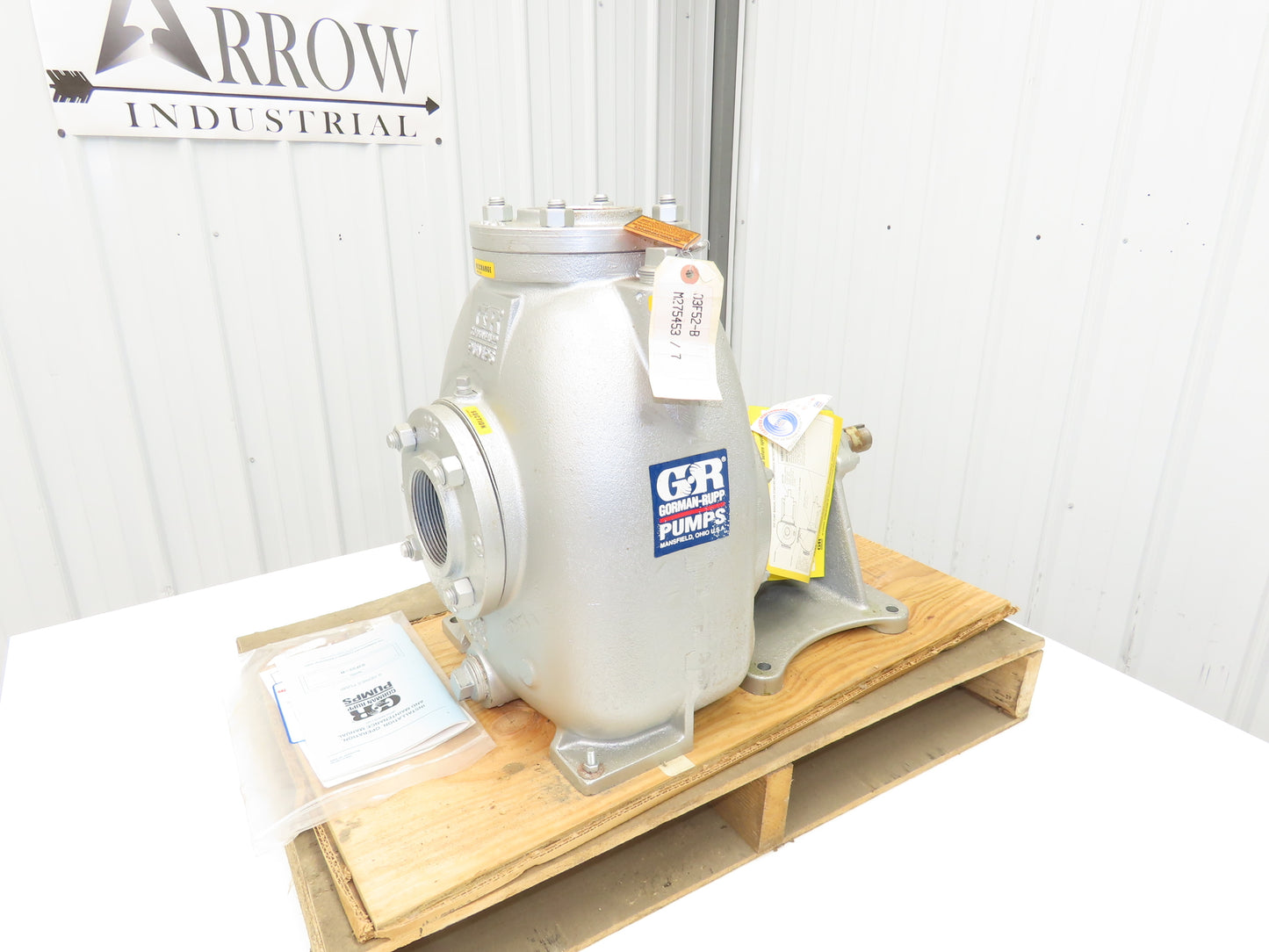 Gorman-Rupp 03F52-B Self Priming Centrifugal Pump 3x3"NPT O-Series Cast Iron