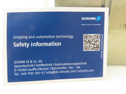 Schunk PGN+P 125-2-AS-EB Pneumatic Gripper 6mm Stroke PGN-plus-P 1577654