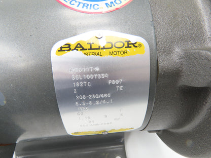Baldor CM3611T AC Motor 3Hp 1725 RPM 230/460V 3PH 182TC Frame
