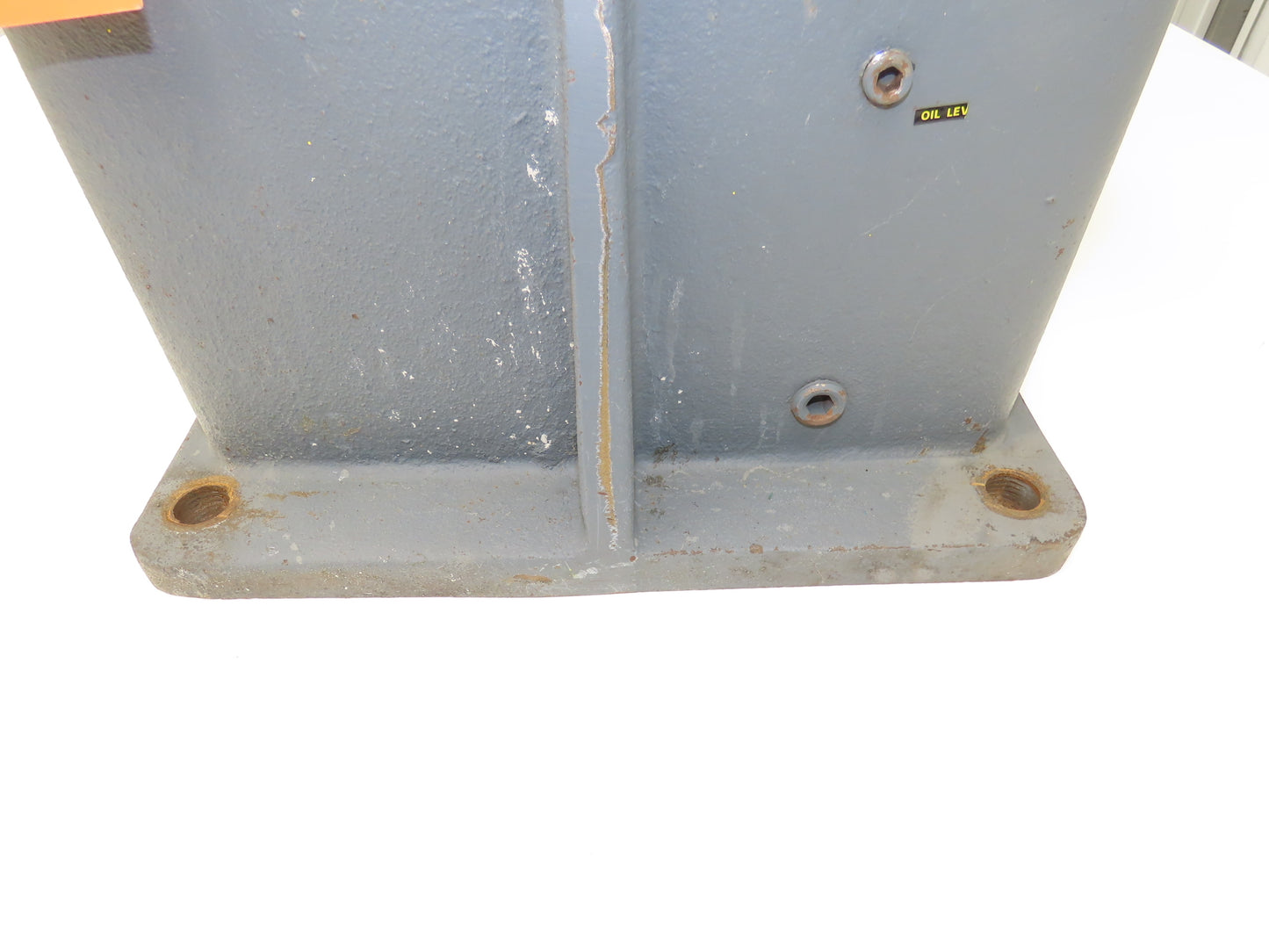 Double Reduction Gearbox 210:1 Ratio Reducer 8 RPM 182TC Vertical Output Shaft