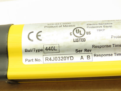 440L-P4J0320YD GuardMaster Guardshield Safety Light Curtain Transmitter/Receiver