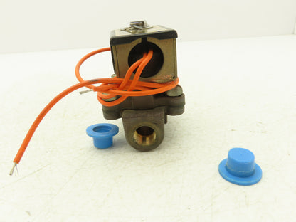Parker 06F22C2140AAFGC05 Pneumatic Air Solenoid Valve 120V 200PSI 3/8"NPT