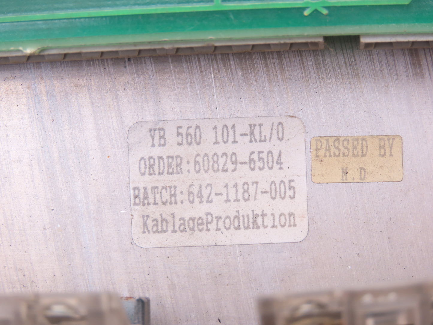 ABB YB 560 101-KL/0 HMI Operator Push Button Control Panel Unit W/E Stop