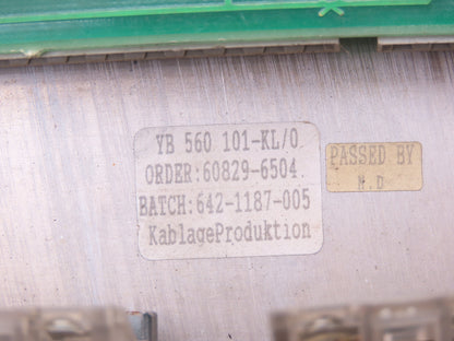 ABB YB 560 101-KL/0 HMI Operator Push Button Control Panel Unit W/E Stop