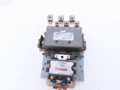 Furnas 40JB32AF Motor Starter Contactor 135A 600VAC 3ph 100Hp NEMA 4 120V Coil
