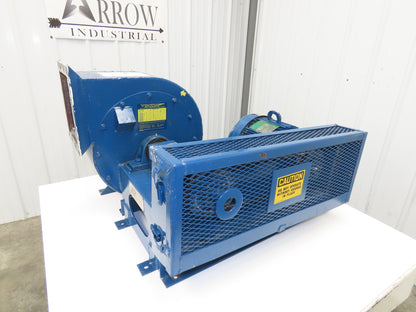 GFP 109019R Backward Incline Blower 16" Fan 9" In 8x9" Out 7.5Hp 230/460V 3Ph