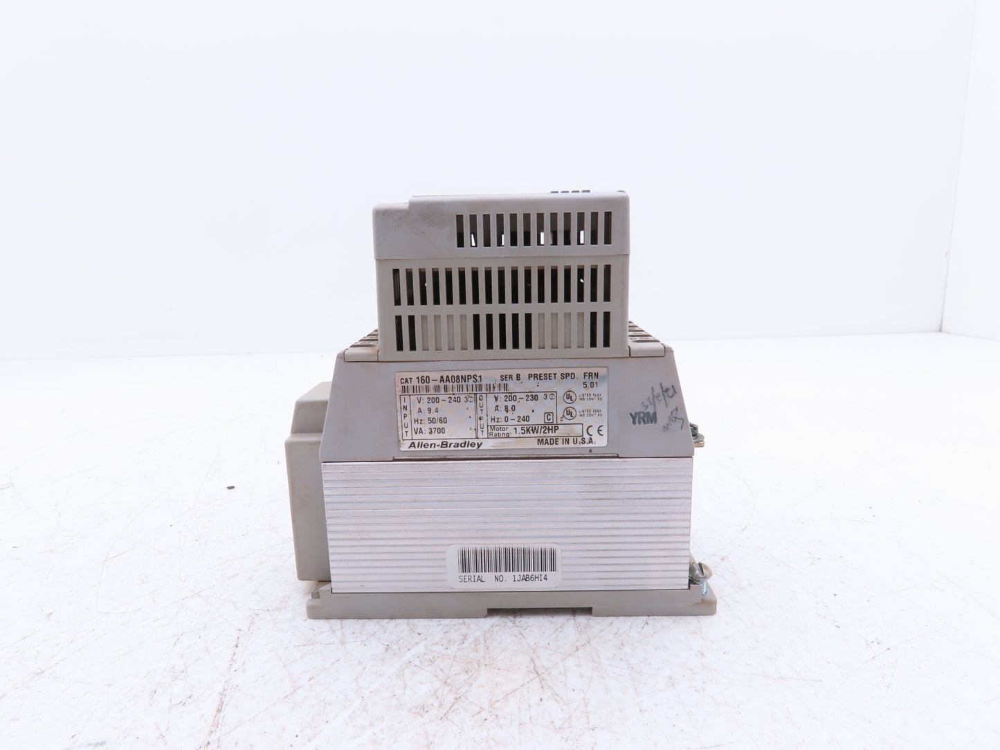 Allen Bradley 160-AA08NPS1 Variable Speed AC Drive VFD 2Hp 230V 3PH