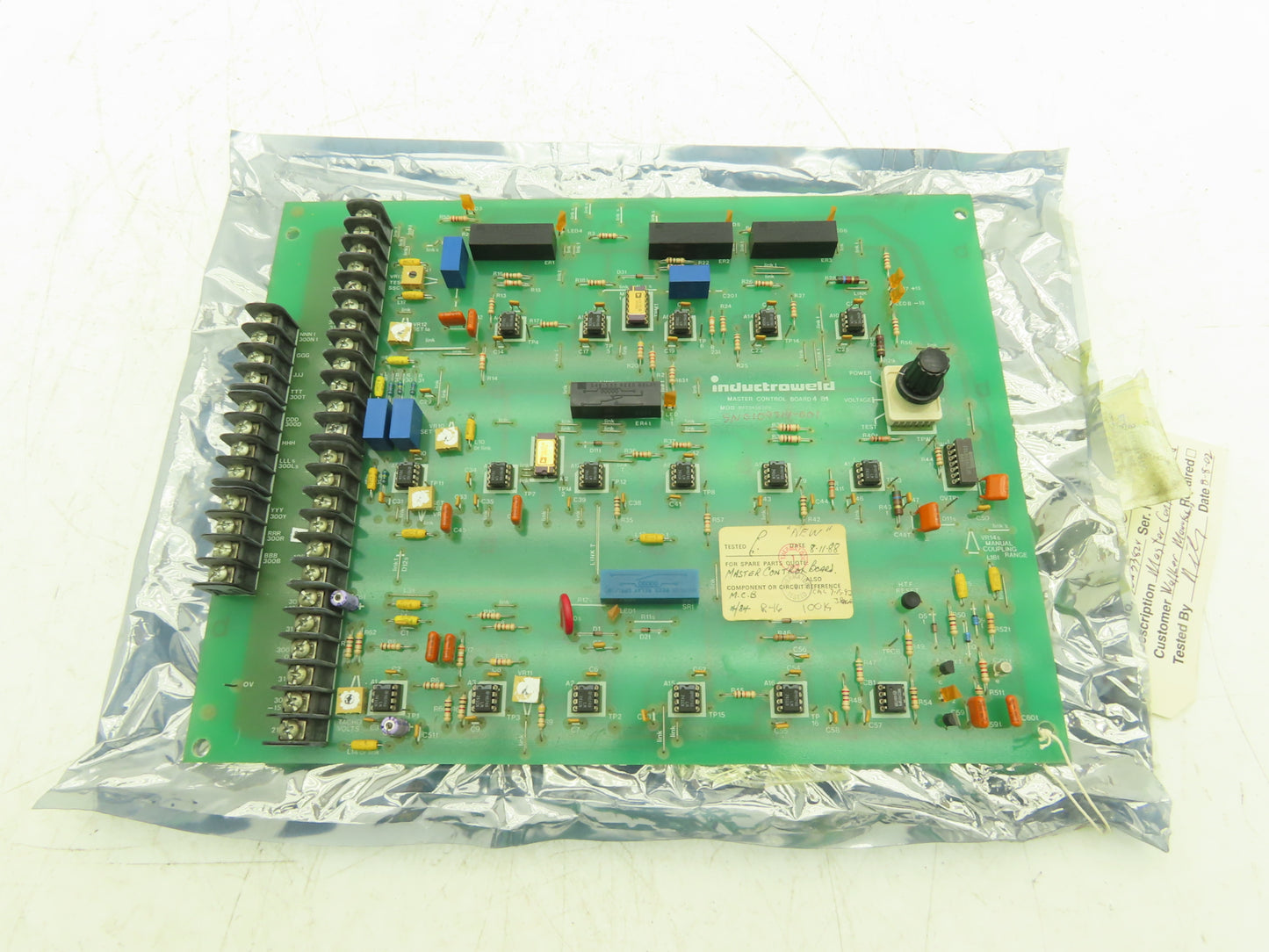 Inductroweld 0123456789 G6274CR Master Control Printed Circuit Board PCB