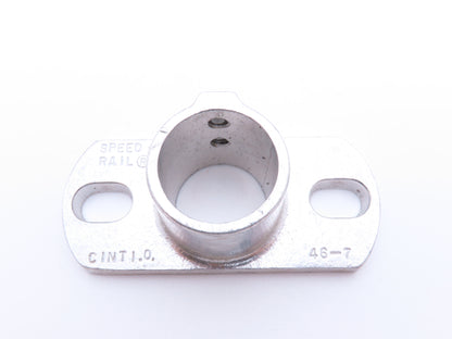 Hollaender 46-7 1-1/4 Speed-Rail Base Flange 1-1/4" Pipe Fits 1.66" OD Lot of 6