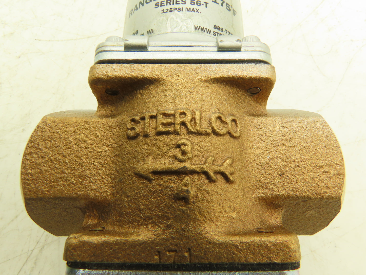 Sterlco 56T-100-175-75 Type 56T Temperature Actuated Water Regulating Valve