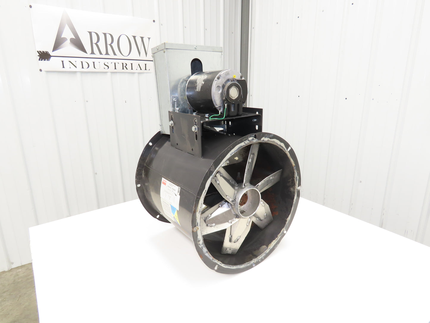 Dayton 4C660B Tubeaxial Fan 16" Belt Drive 1Ph 1/3 Hp Motor 115/230V