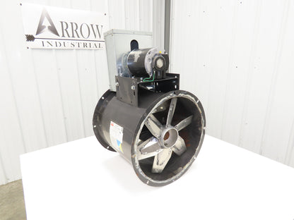 Dayton 4C660B Tubeaxial Fan 16" Belt Drive 1Ph 1/3 Hp Motor 115/230V