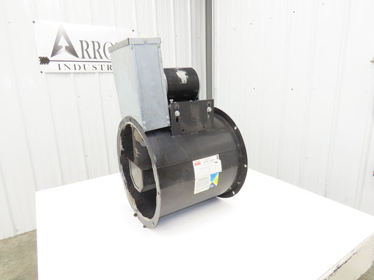 Dayton 4C660B Tubeaxial Fan 16" Belt Drive 1Ph 1/3 Hp Motor 115/230V