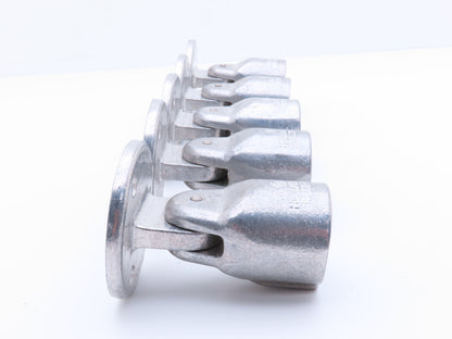 Hollaender 41-7 1-1/4 Speed-Rail Adjustable Flange Wall Mt 1-1/4" Pipe Lot of 5