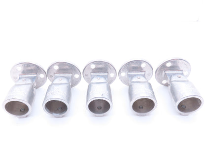 Hollaender 41-7 1-1/4 Speed-Rail Adjustable Flange Wall Mt 1-1/4" Pipe Lot of 5
