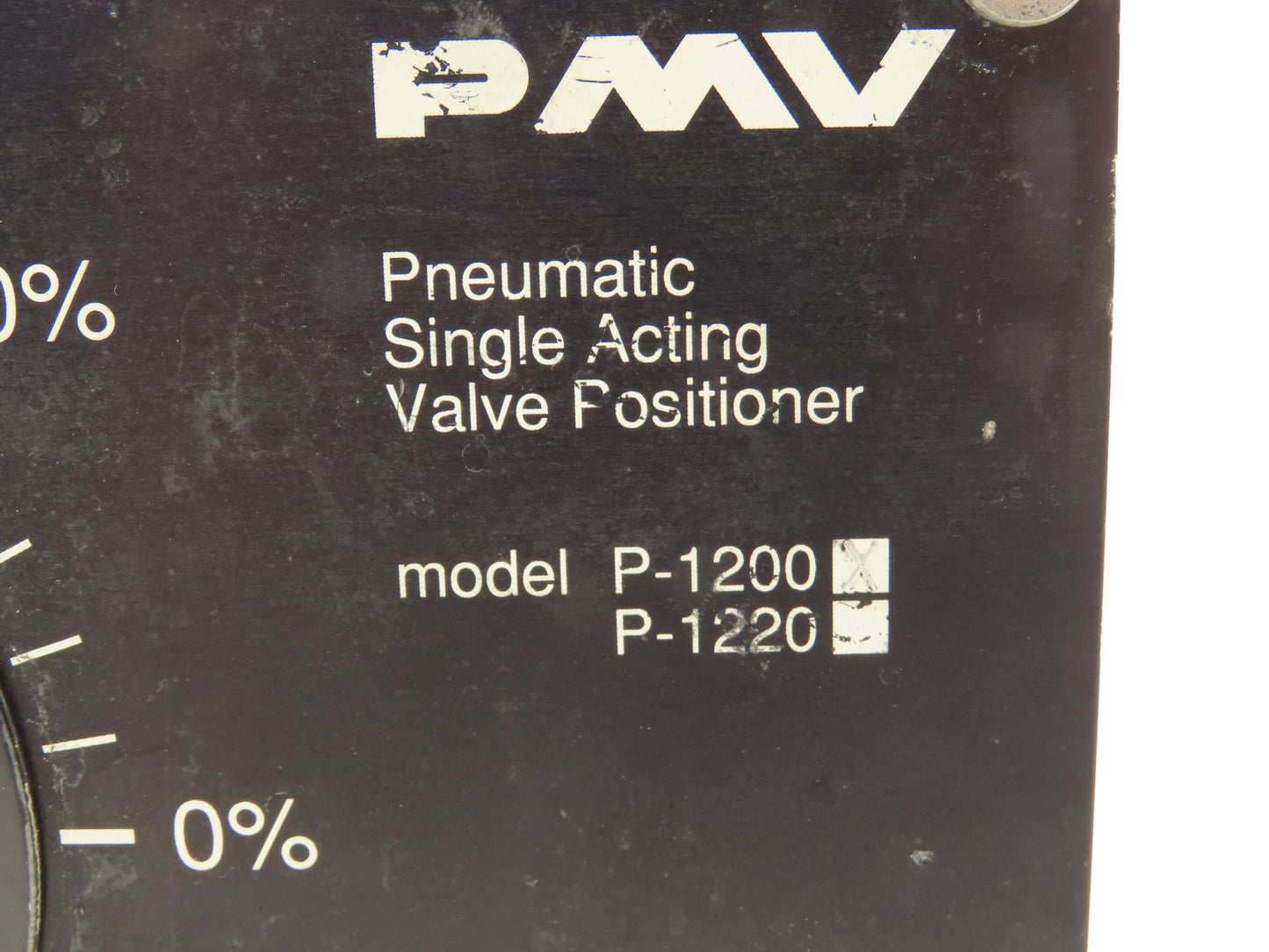 PMV P-1200 Pneumatic Valve Positioner Single Acting 1/2" Hex Shaft