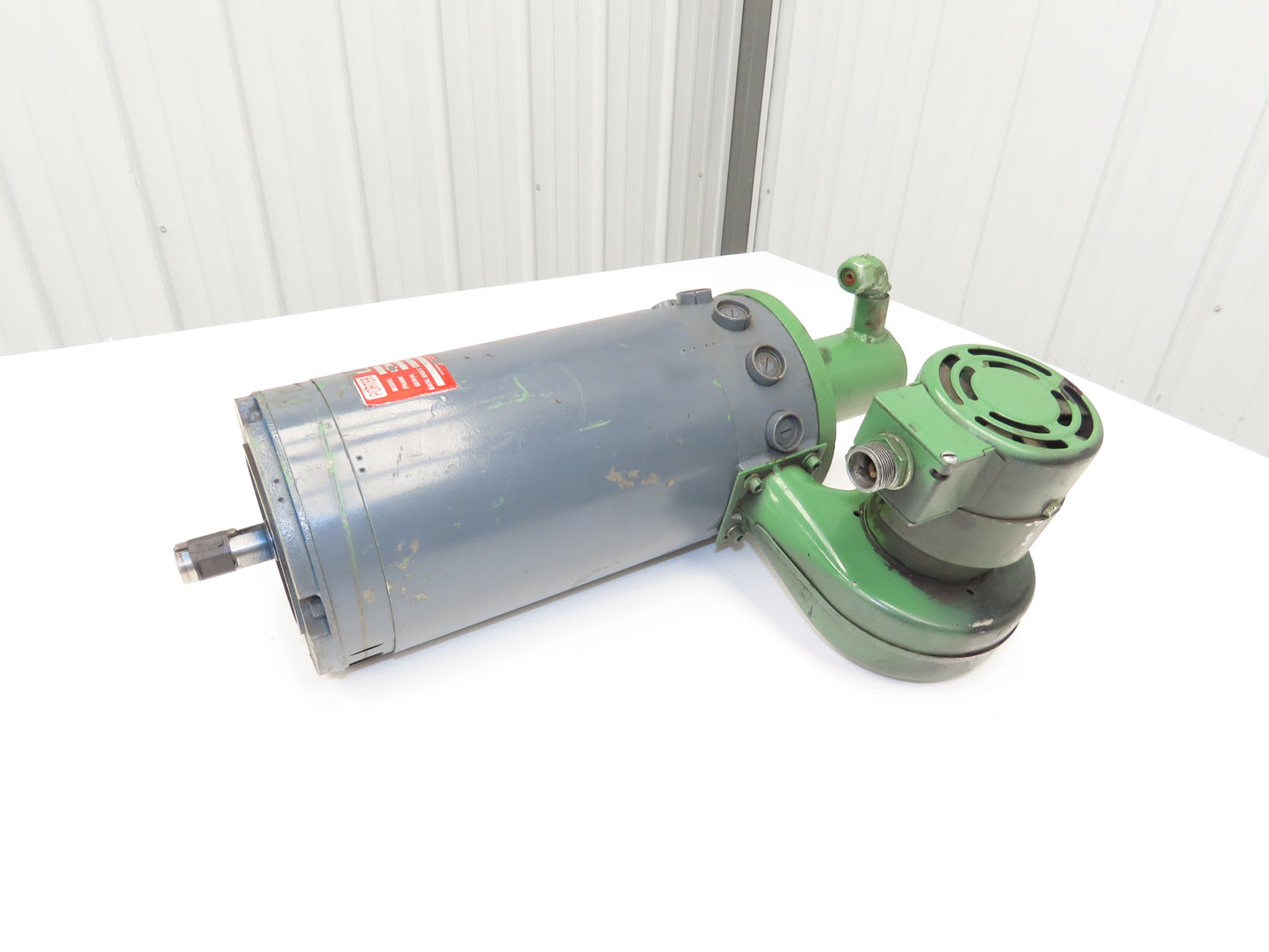 Porter Peerless 181-18-0057-0 DC Motor w/Encoder & Blower 7/8" Shaft DPM56ZS6