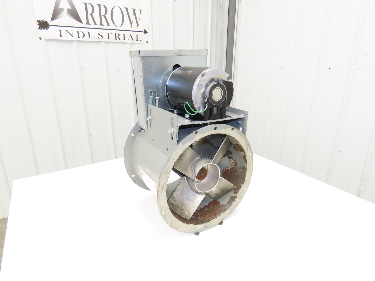 Dayton 4C659B Tubeaxial Fan 12" Belt Drive 1Ph 1/3 Hp Motor 115/230V