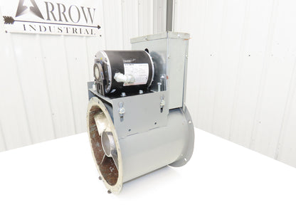Dayton 4C659B Tubeaxial Fan 12" Belt Drive 1Ph 1/3 Hp Motor 115/230V