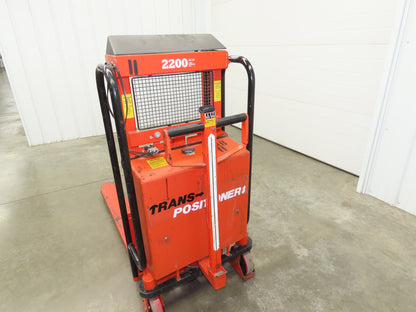Interrthor LL1000TE Trans Positioner Electric Pallet Lift 2200lbs 36" Height 12V