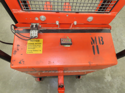Interrthor LL1000TE Trans Positioner Electric Pallet Lift 2200lbs 36" Height 12V