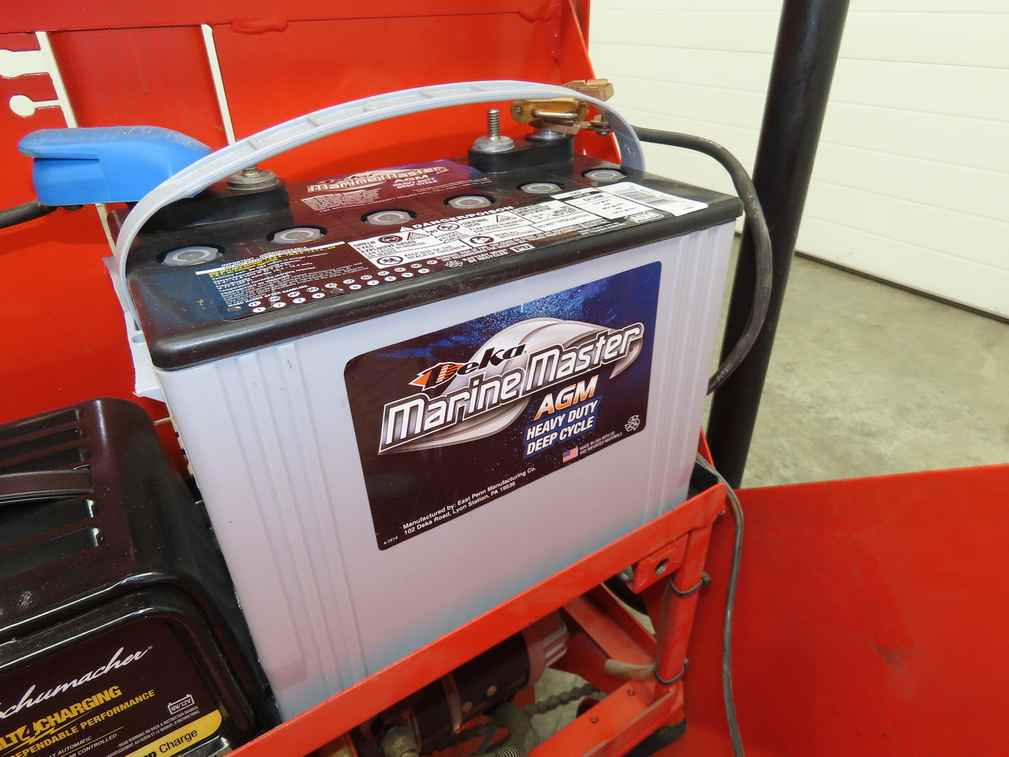 Interrthor LL1000TE Trans Positioner Electric Pallet Lift 2200lbs 36" Height 12V