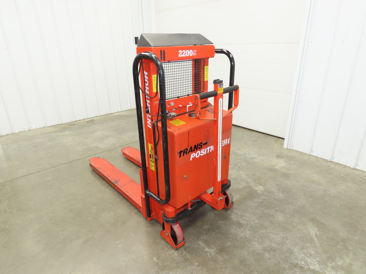 Interrthor LL1000TE Trans Positioner Electric Pallet Lift 2200lbs 36" Height 12V